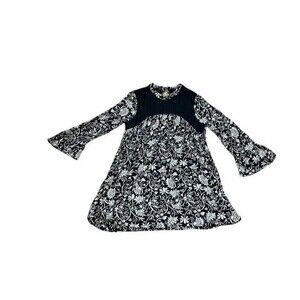 Volcom True To This Dress Bell Sleeve Floral Lace Boho - Size Medium-Mini-Lined